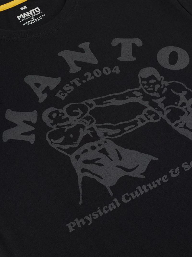 MANTO boxeo tshirt- black